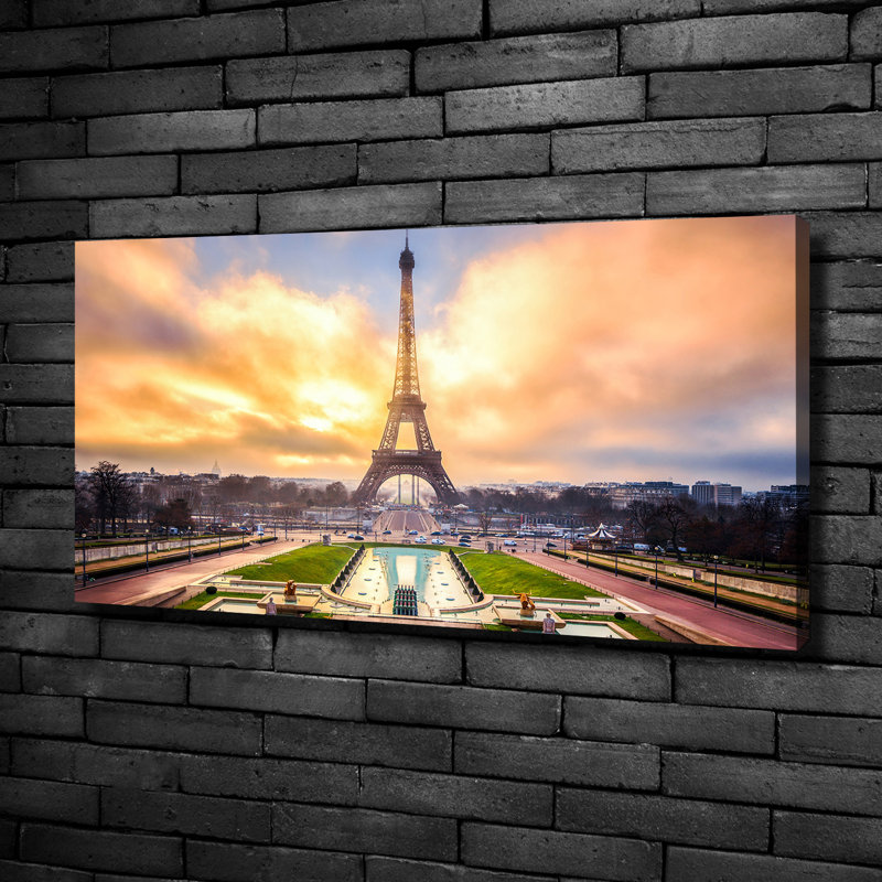 Eiffel Tower Paris - Wrapped Canvas Print