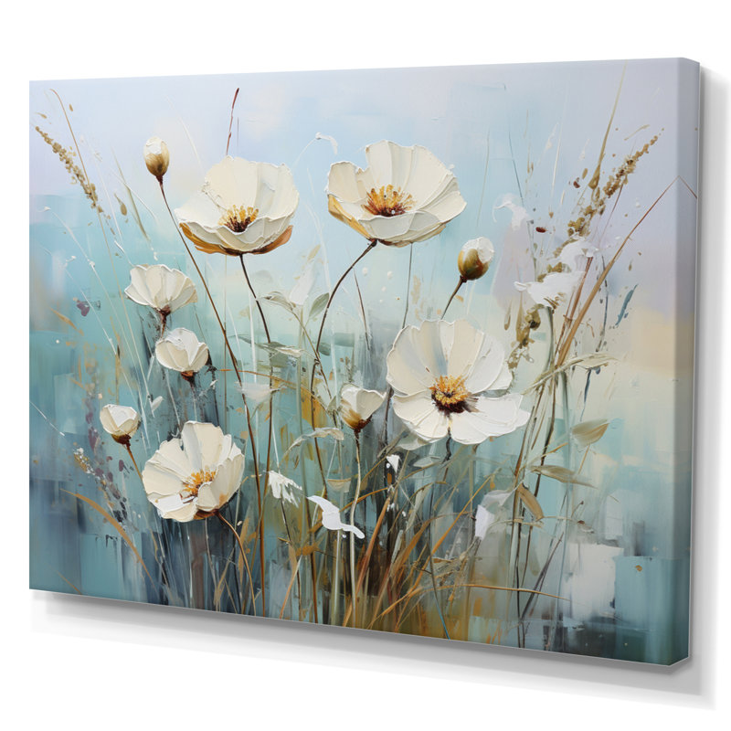 «Meadow Whispers Of Spring I», reproduction sur toile, H 24 po x l 32 po x P 1 po, Toile tendue