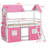 Bunk Wood House Bed With Elegant Windows-1511870977