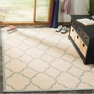Miesha Performance Abstract Indoor/Outdoor Area Rug