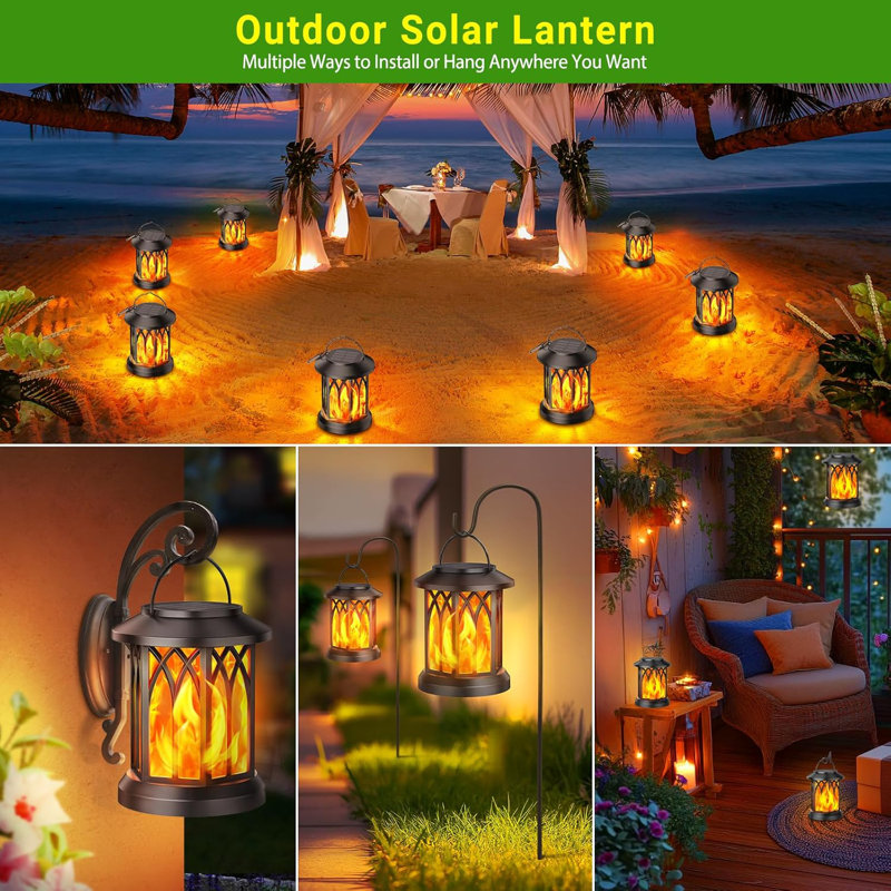 Lanterne solaire Kooper, lanterne solaire scintillante améliorée, lanterne suspendue, lanterne suspendue, énergie solaire pour jardin