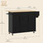 Kitchen Island on Wheels, Kitchen Cart with Drop Leaf Drawers-103120348
