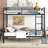 Ailleen Wooden Bunk Bed Set With Trundle, Storage, And Desk-265952916-225703619