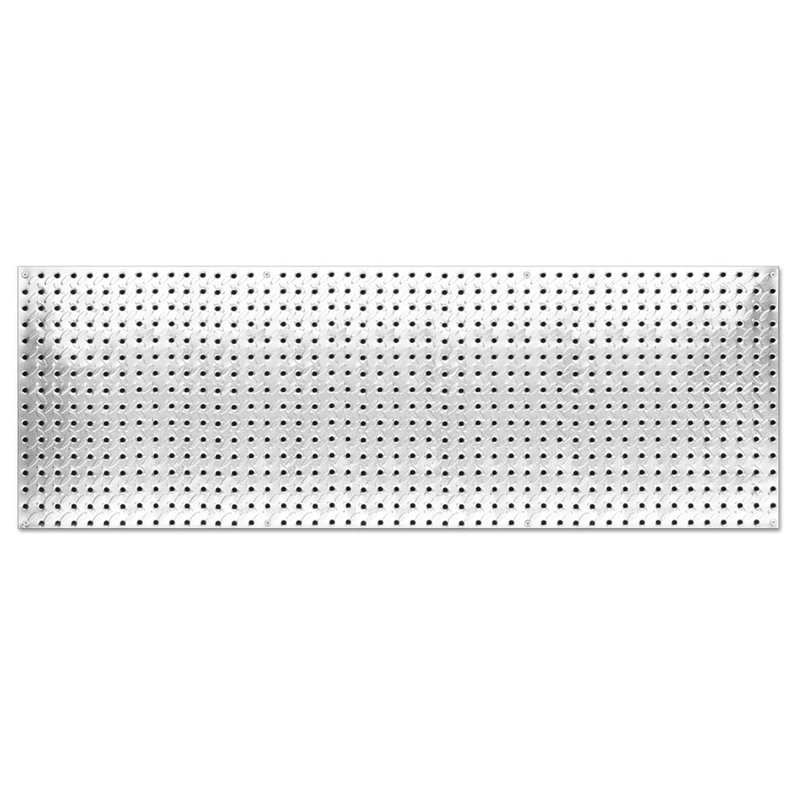Panneau perforé en forme de diamant en acier galvanisé 16 po x 48 po
