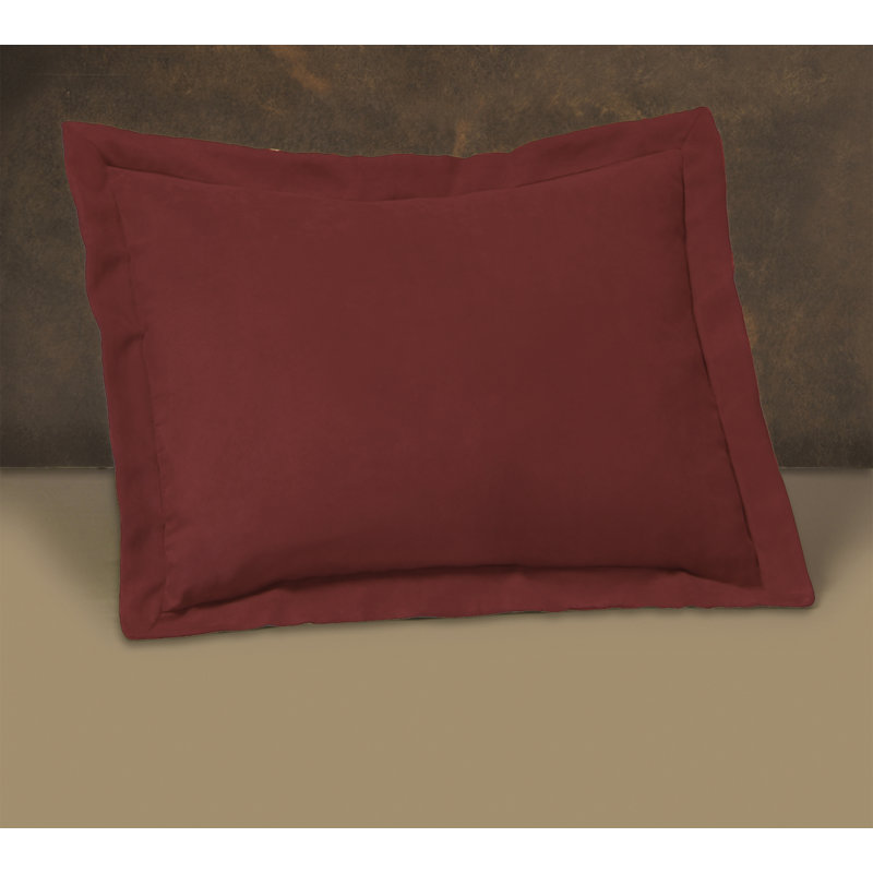 Polyester Sham Set, Standard/Twin, Brick