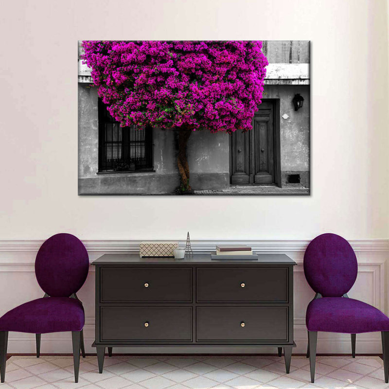 " Vivid House Tree Pop ", 20" H x 30" W x 1.25" D