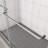 70''H Tempered Glass Sliding Bypass Shower Door-115723045