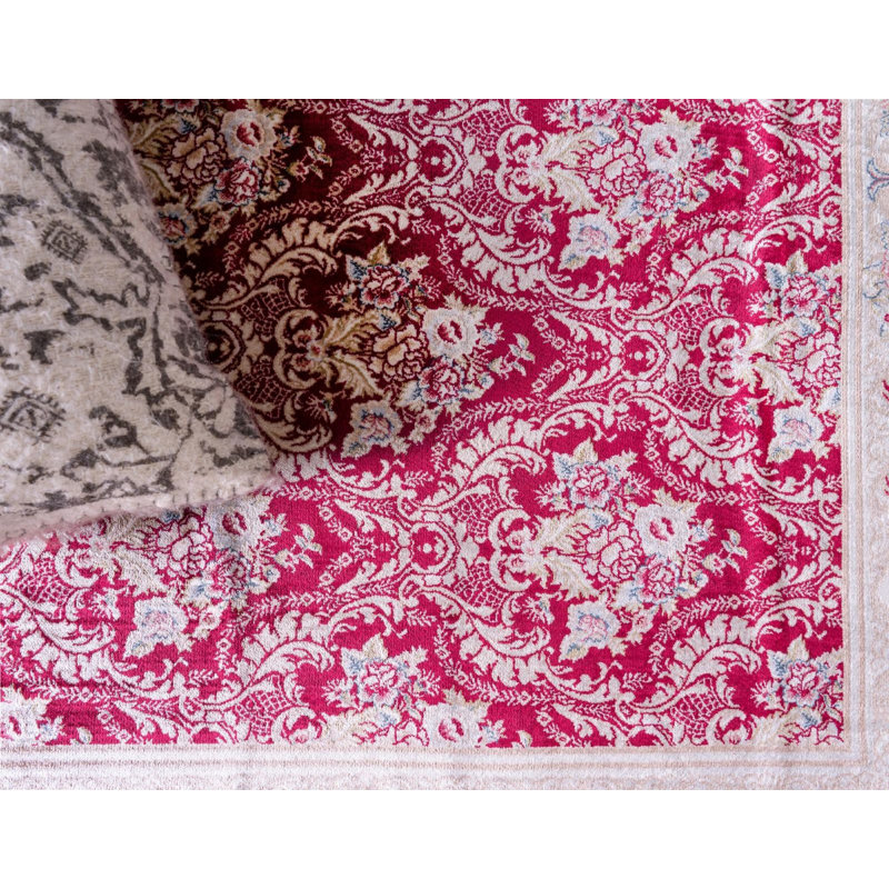Tapis traditionnel traditionnel Dashamir rouge