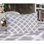 Drap-housse et coussin décoratif Ambesonne gris et blanc Dimgrey et blanc-106786883