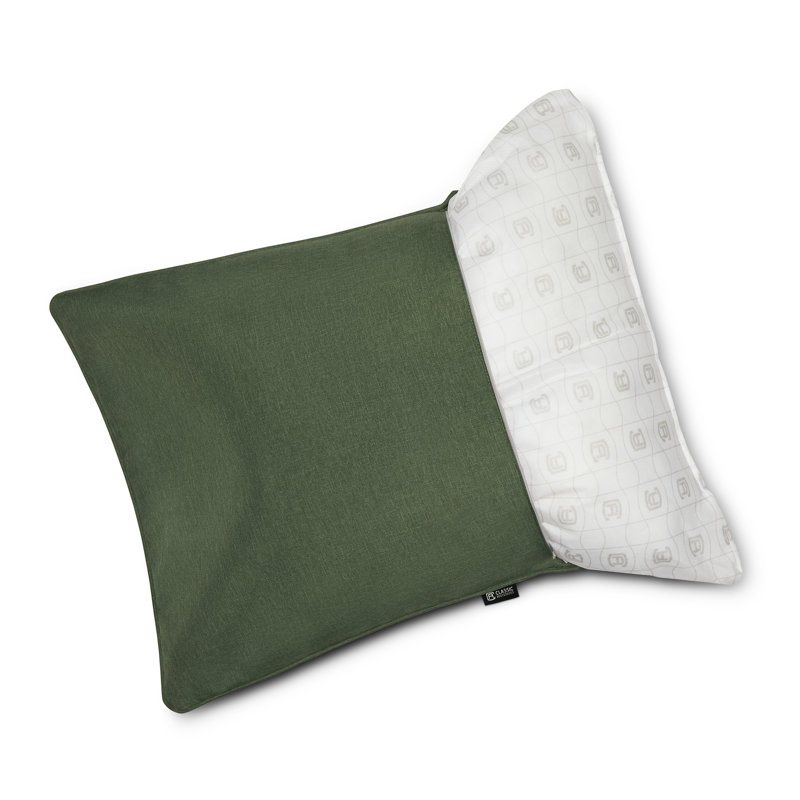 Montlake Outdoor Square Pillow Cover & Insert, Heather Fern