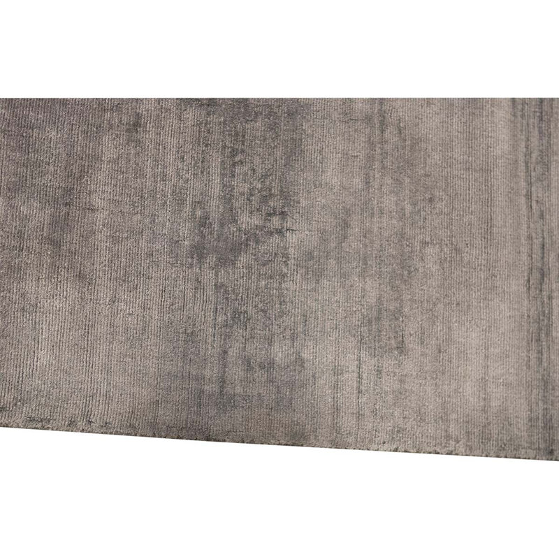 Tapis gris / noir noué à la main de haute qualité
