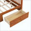 Lit à baldaquin en bois avec tiroirs de rangement-710837389-710837387
