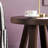  Modern Farmhouse Rustic Solid Wood 22" Circle Side Table
