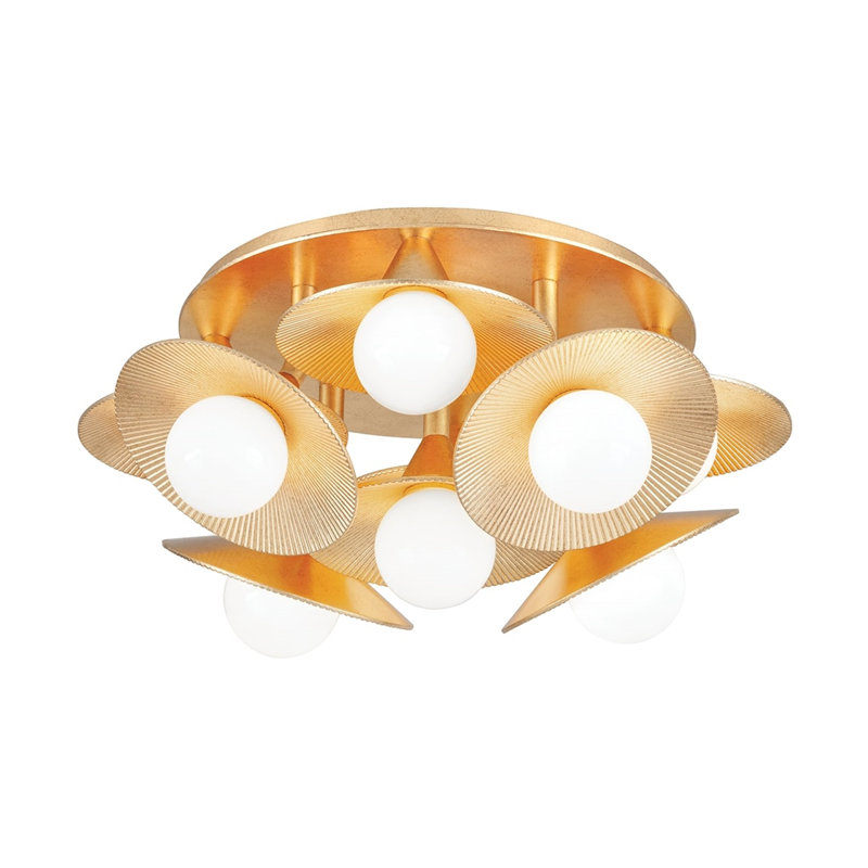 Plafonnier semi-encastré 9 lumières 17,75 po Emerald