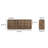 Waubun SIDEBOARD DEEP BROWN