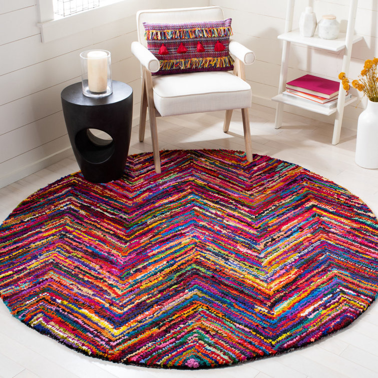 Anaheim Hand Tufted Wool Pile Chevron Rug