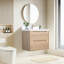 Meuble-lavabo mural avec lavabo et 2 tiroirs-1396314936