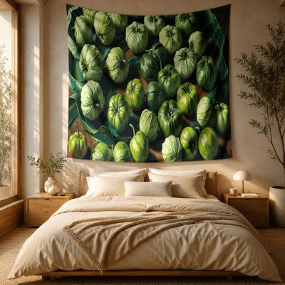 Tapisserie murale légumes Tomatillo