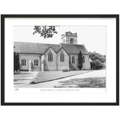 Hurst Green, St John's Church C1960 by Francis Frith - Single Picture Frame Print