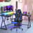 Adjustable High-Back Executive Gaming Chair With Lumbar Support And Rolling Casters For PC Executive High-Back Chair For Gaming And Office With Ergonomic Features, PU Leather-2088136743