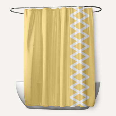Lumri Geometric Shower Curtain