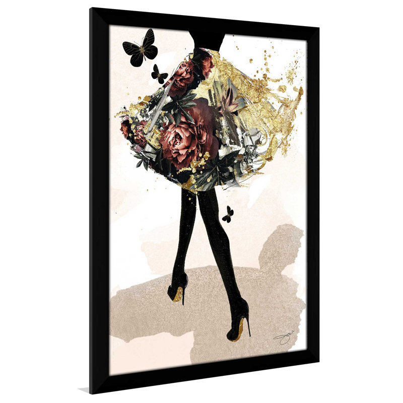 «Walk Away 2» par By Jodi - impression, Cadre noir, H 39,5 po x l 27,5 po x P 0,75 po
