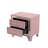 Velvet Solid Wood Nightstand-1240682474