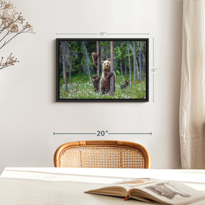 Animal «Bears In Forest», art mural