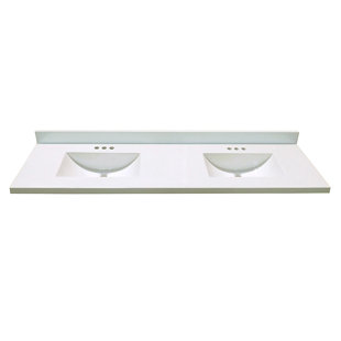 Plateau de meuble-lavabo double 73 po MagickWoods