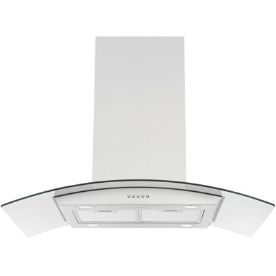 Hotte de cuisine en acier inoxydable convertible 36 po Ancona