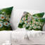 Floral Heavily Textured Daisies Art Pillow-89812943-29879400