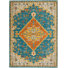 Turquoise Blue/Beige/Orange