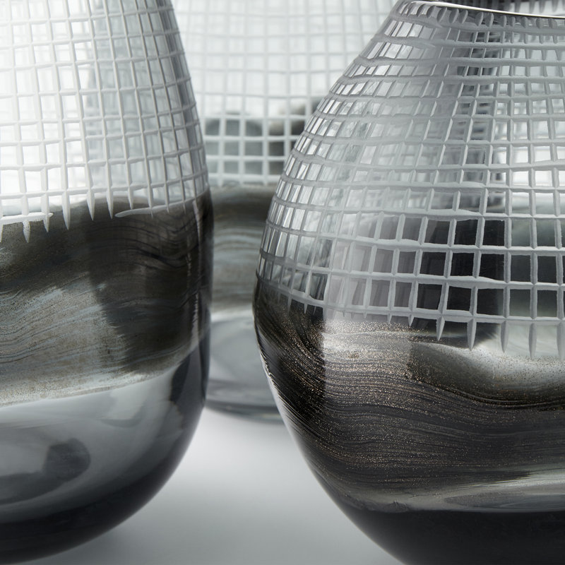 Vase de table Axiom, H 9 po x l 6 po x P 6 po