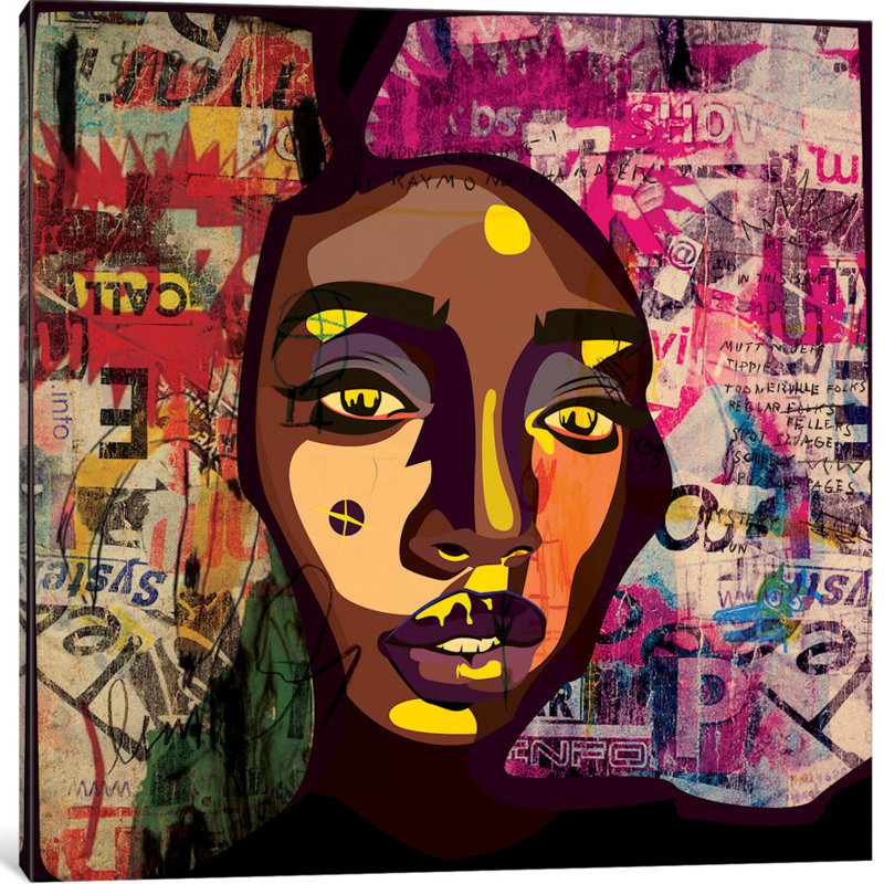 « marnue v », reproduction d’impression sur toile tendue, H 12 po x l 12 po x P 1,5 po