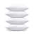 PILLOWPIA Cotton Reversible Hypoallergenic Pillow Insert - Fits 14''x20'' Pillow Cover-1966798413-1966798403