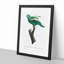 White-Winged Parakeet by F. Levaillant - Framed Print-55612191-55612193