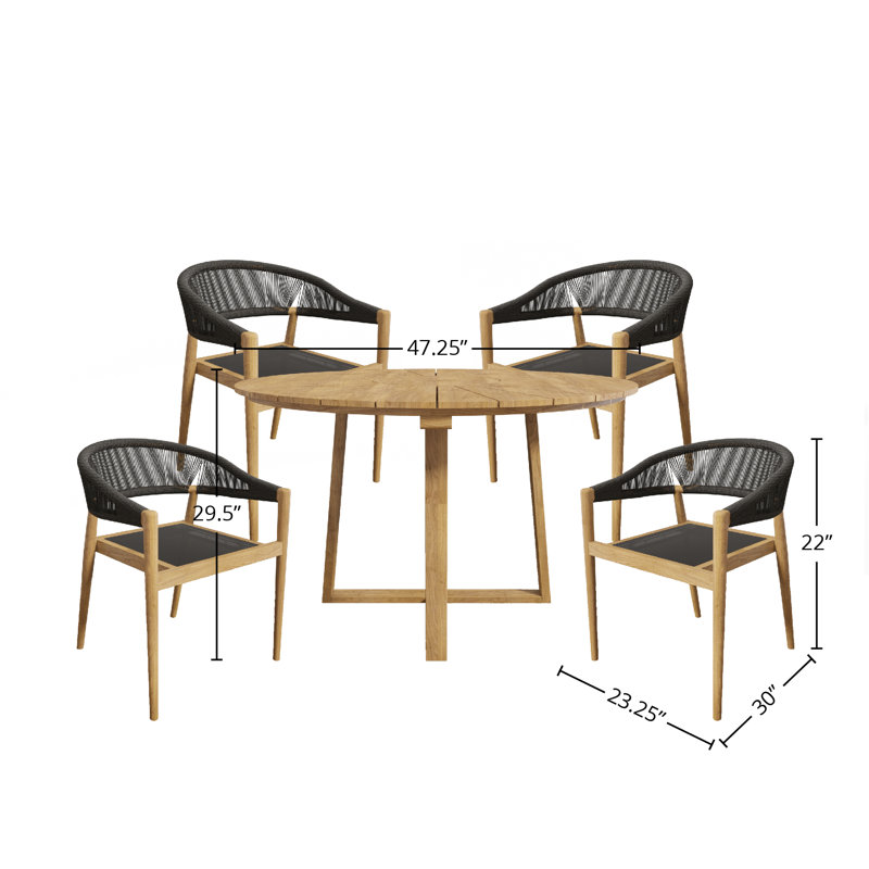 Ensemble repas 5 pièces Manjula Cambria