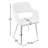 Rutila 18'' H Upholstered Metal Armchair-197952891-218758463