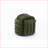 Ottoman Modern Knot Design Footstool for Living Room, Bedroom | Sage Green | Chenille-1191467367