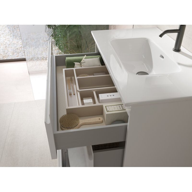 Bathroom Vanity Cabinet COSTA Collection by DAX, White