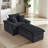Accent Armchair With Ottoman-442978185