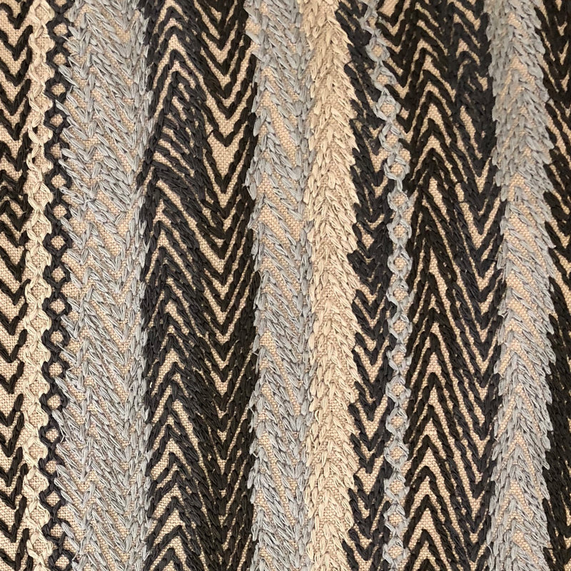 Oreiller Cosmo Luxury, 24 po x 24 po, Bleu / gris, Coussin de sol