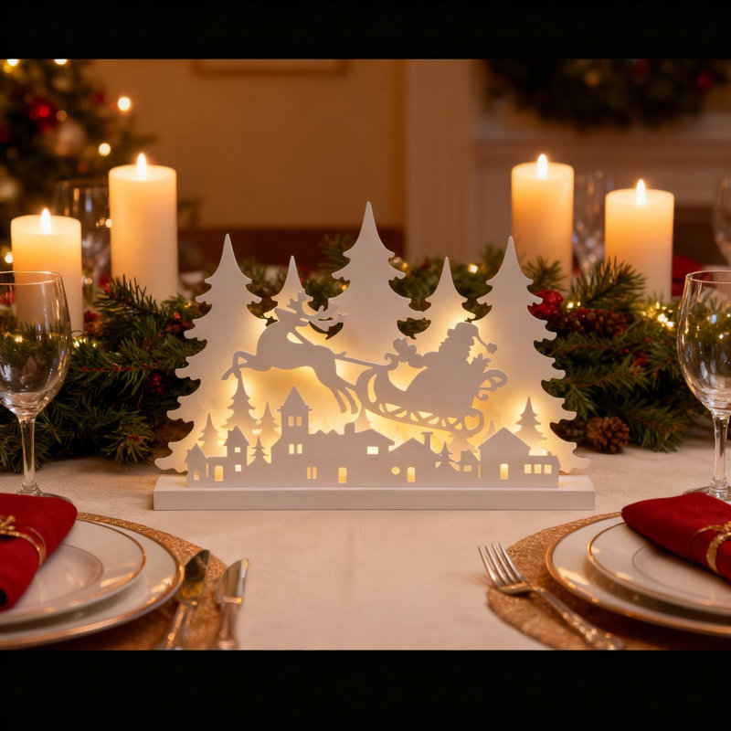 PVC Holiday Shaped Ornament, 60cm H x 40.5cm W x 8cm D