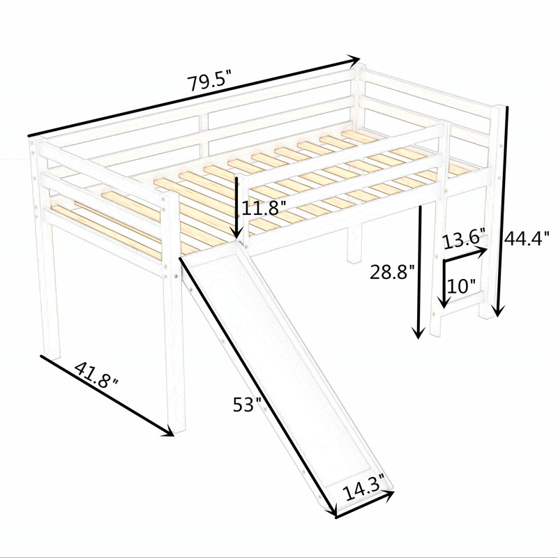 Engelbrecht Kids Twin Loft Bed