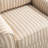  33'' Wide Modern Linen Striped Swivel Upholstered Arm Accent Chair (Set of 8)-1559731498-1562669756