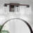 LED Vanity Light With 3 Colour Modes (3000K/4000K/6000K), Dimmable Bathroom Light Fixture With Clear Glass Shade, Eye Protection Wall Light For Mirror