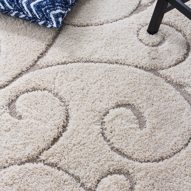 Tapis crème Allaire, Rectangle 2 pi 7 po x 4 pi 11 po