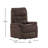 Bonnevie Electric Remote Powered Eldery Lift Recliner-92255898
