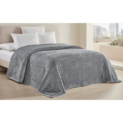 Navara Haven Ultra Soft Plush Corduroy Blanket - Luxe Ribbed Design