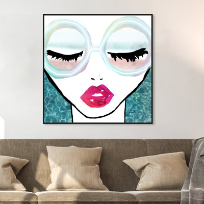 " Ready For The Water Neon Lips "